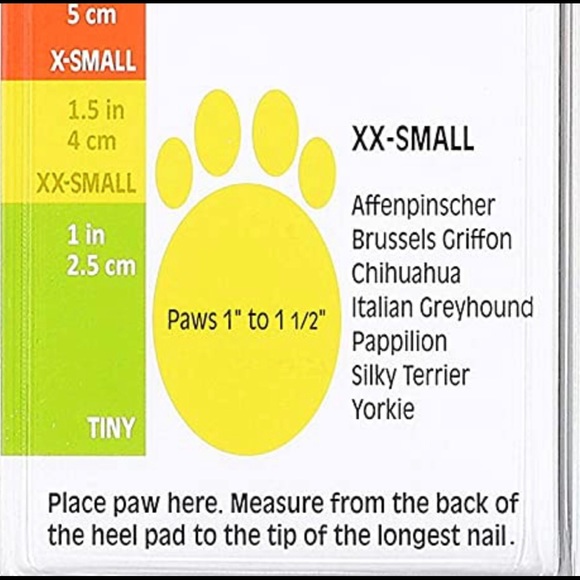 PAWS XS Yellow 1 1/2” - Picture 6 of 9